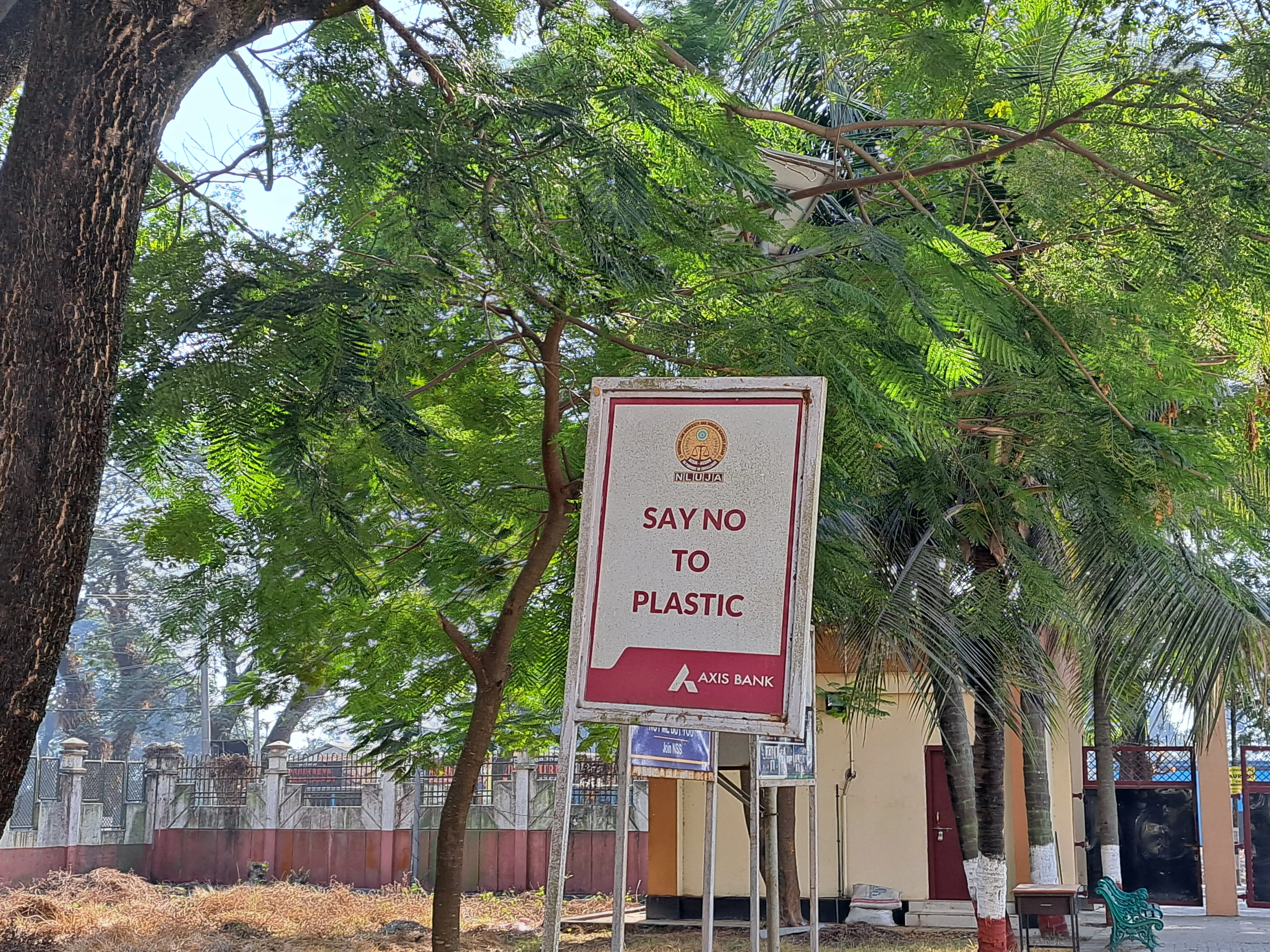 Plastic ban in NLUJA Assam